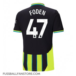 Manchester City Phil Foden #47 Replik Auswärtstrikot 2024-25 Kurzarm